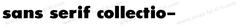 sans serif collectio字体转换